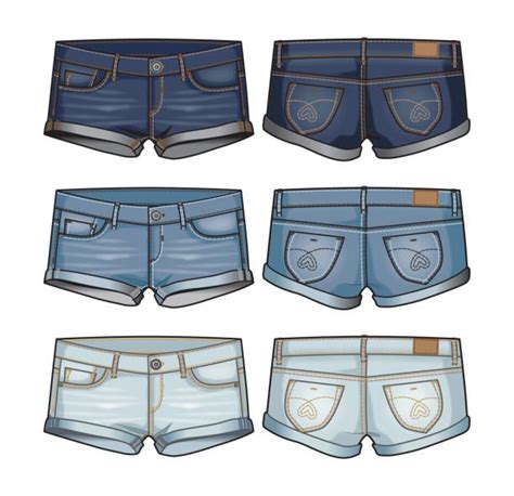 jean shorts drawing|shorts drawing lesson.